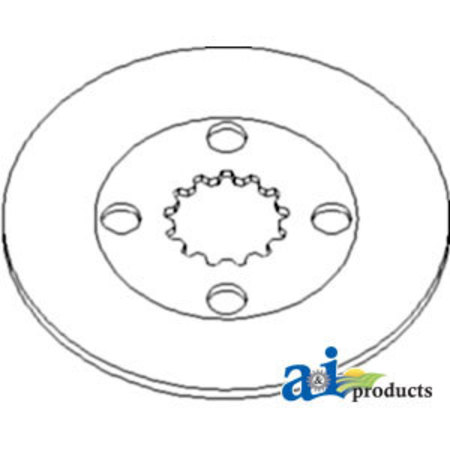 A & I PRODUCTS Disc, Brake 6" x6" x1" A-6C090-22350